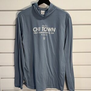 Chicago Half Marathon Blue Light Sweatshirt